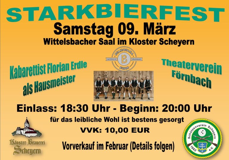 Fleyer Starkbierfest Scheyern 2024