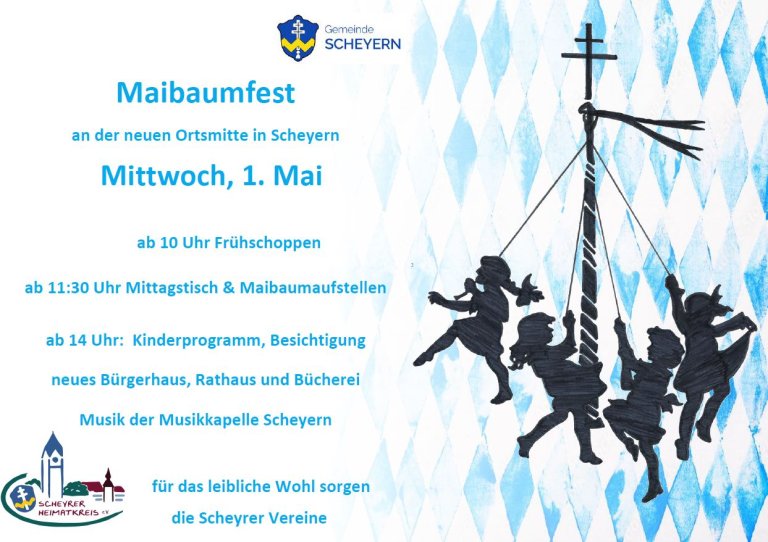 Maibaum 2024 - Fleyer Maibaum 2024 - Fleyer