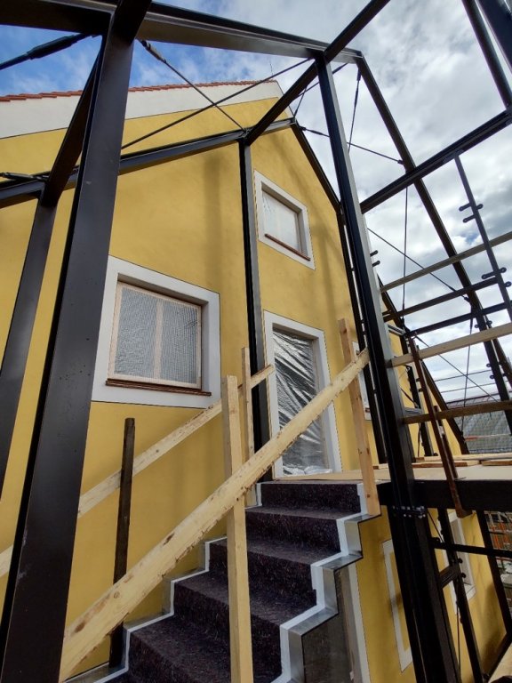 2023 - Denkmal - Stahlbau Aussentreppe 2