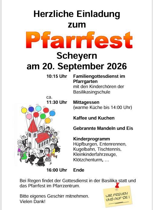 Pfarrfest Scheyern