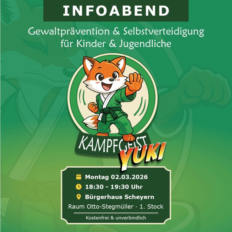 Infoabend Kampfgeist am 02.03.2026