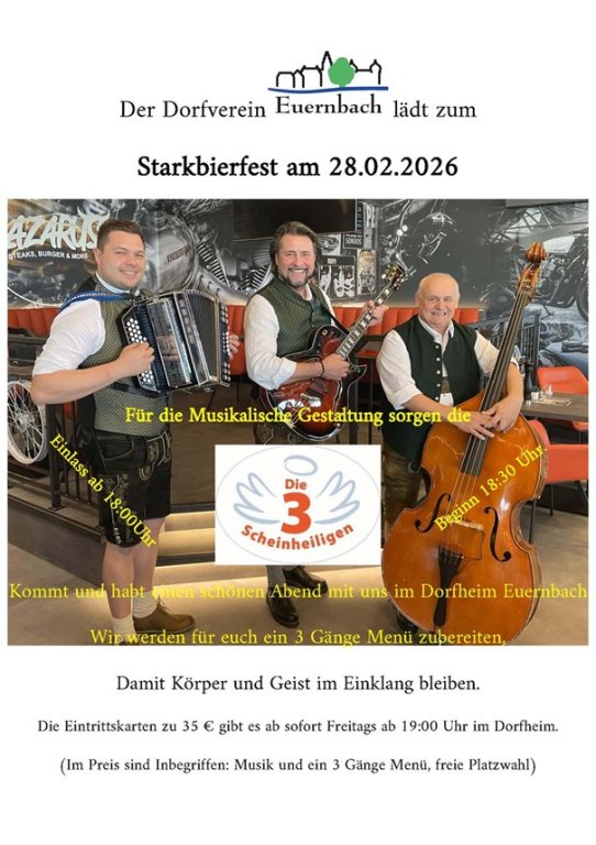 Starkbierfest Euernbach 2026